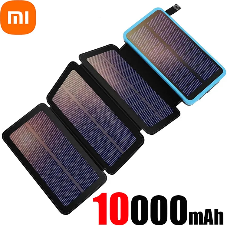 Xiaomi 50000mAh Solar Powerbank Portable Folding Solar Panels Fast Charging Outdoor Camping Waterproof Sun Power For iPhone ﻿