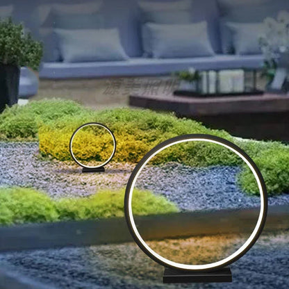 60/80CM Round Outdoor LED Lawn light Villa Courtyard Garden Landscape Lawn Lamps Waterproof Landscape Floor Lamps Bollards Light