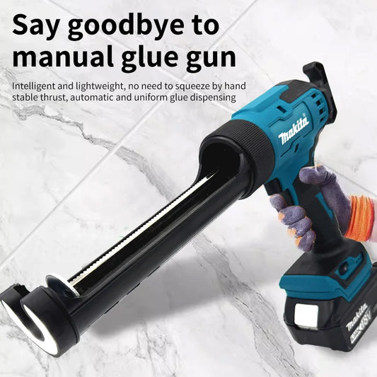 Makita Electric Caulking Gun For Makita Battery 6 Gear Adjustable Speed Cordless Caulking Gun Glass LED Electric Silicone Gun