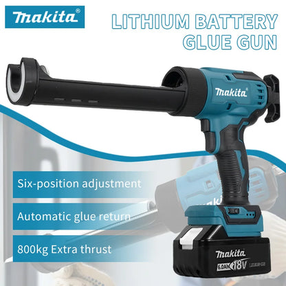 Makita Electric Caulking Gun For Makita Battery 6 Gear Adjustable Speed Cordless Caulking Gun Glass LED Electric Silicone Gun