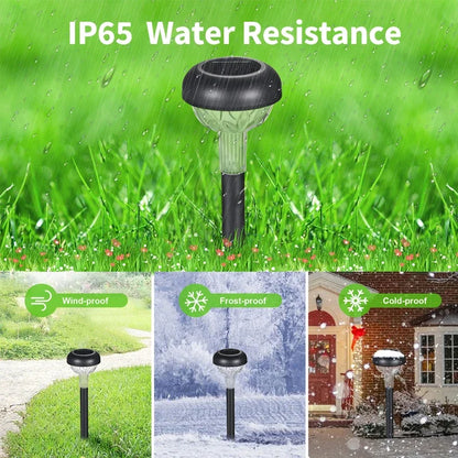 LED Garden Lights Solar Lawn Lamps Pathway Light Waterproof Outdoor Solar Power Lamp Landscape Lighting Yard Decor