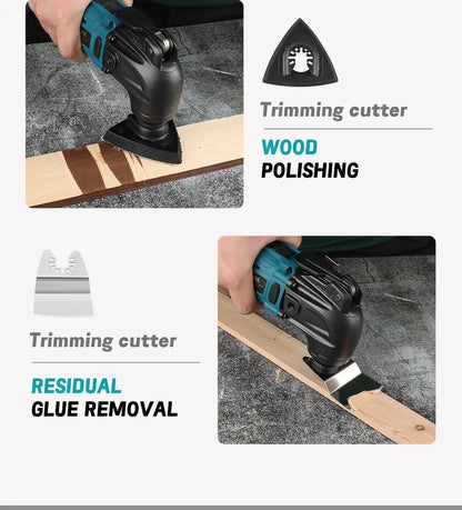 Makita 18V Trimming Cutter: 6-Gear Settings, 18/20V Li-Ion Battery, 340-326mm Length, Multi-Use for Sawing, Cutting, Shoveling