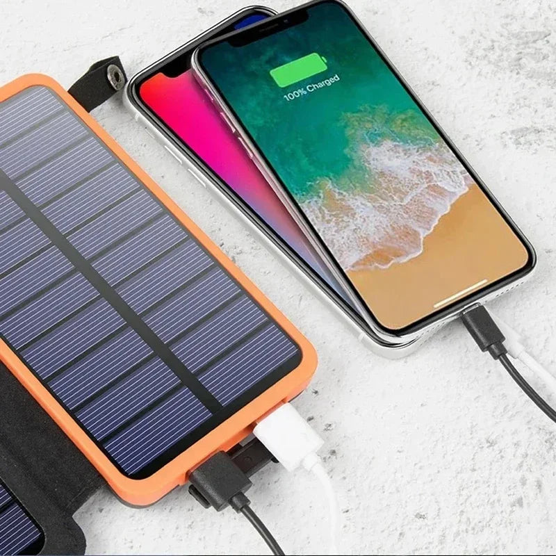 Xiaomi 50000mAh Solar Powerbank Portable Folding Solar Panels Fast Charging Outdoor Camping Waterproof Sun Power For iPhone ﻿