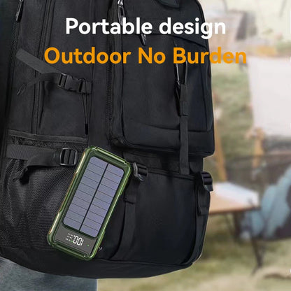Xiaomi 100000mAh Solar Power Bank High Capacity 4 in 1 Built in Cables Intelligent Digital Display Laser Light for Samsung Apple