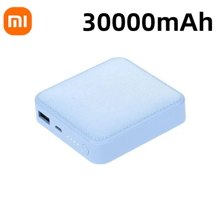 Xiaomi 30000mAh Large-capacity Mini Portable Power Bank Camping External Backup Battery Pack USB Outputs  Super Fast Charging