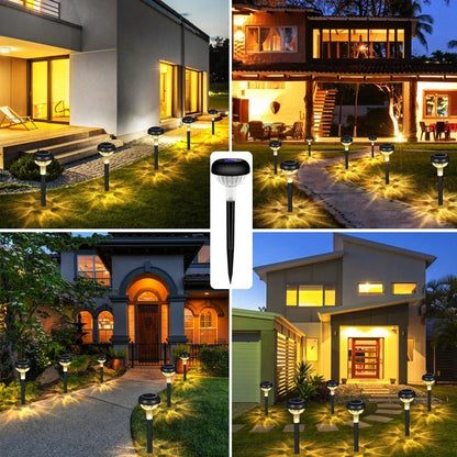 LED Garden Lights Solar Lawn Lamps Pathway Light Waterproof Outdoor Solar Power Lamp Landscape Lighting Yard Decor