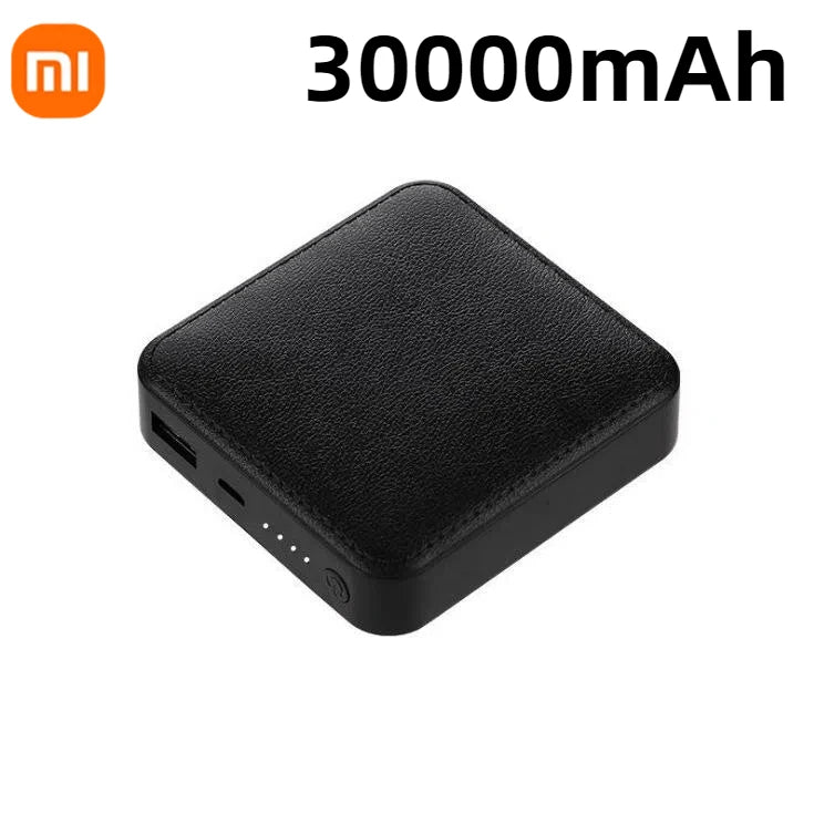 Xiaomi 30000mAh Large-capacity Mini Portable Power Bank Camping External Backup Battery Pack USB Outputs  Super Fast Charging