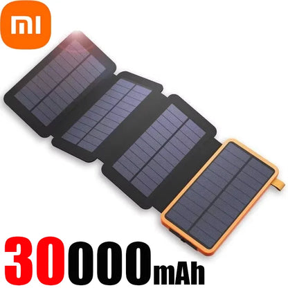 Xiaomi 50000mAh Solar Powerbank Portable Folding Solar Panels Fast Charging Outdoor Camping Waterproof Sun Power For iPhone ﻿