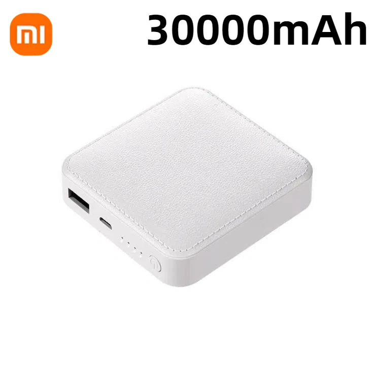 Xiaomi 30000mAh Large-capacity Mini Portable Power Bank Camping External Backup Battery Pack USB Outputs  Super Fast Charging