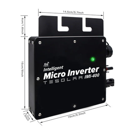 400W MPPT Grid Tie Micro Solar Inverter 220V 22-50VDC Pure Sine Wave MIcro-inverter With WiFi For Solar Panel PV Power System