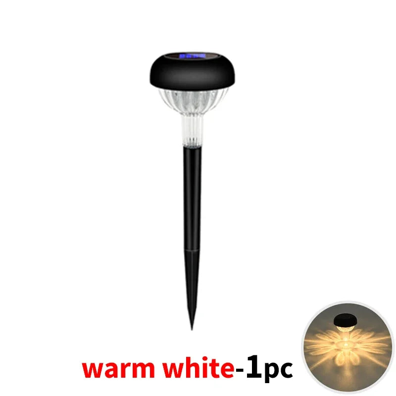 LED Garden Lights Solar Lawn Lamps Pathway Light Waterproof Outdoor Solar Power Lamp Landscape Lighting Yard Decor