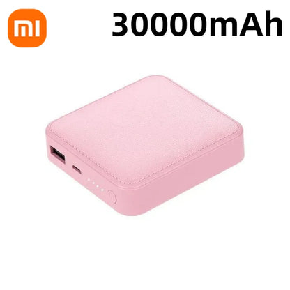 Xiaomi 30000mAh Large-capacity Mini Portable Power Bank Camping External Backup Battery Pack USB Outputs  Super Fast Charging
