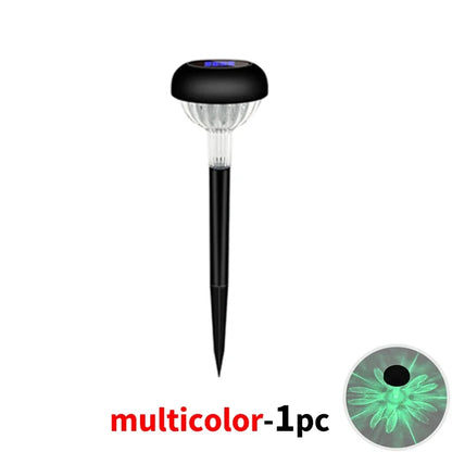 LED Garden Lights Solar Lawn Lamps Pathway Light Waterproof Outdoor Solar Power Lamp Landscape Lighting Yard Decor