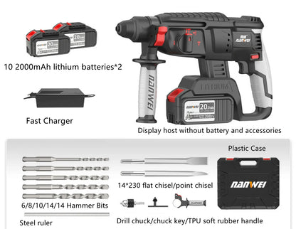 Electric Impact Power Machine 26mm Demolition Rotary Hammer Drills